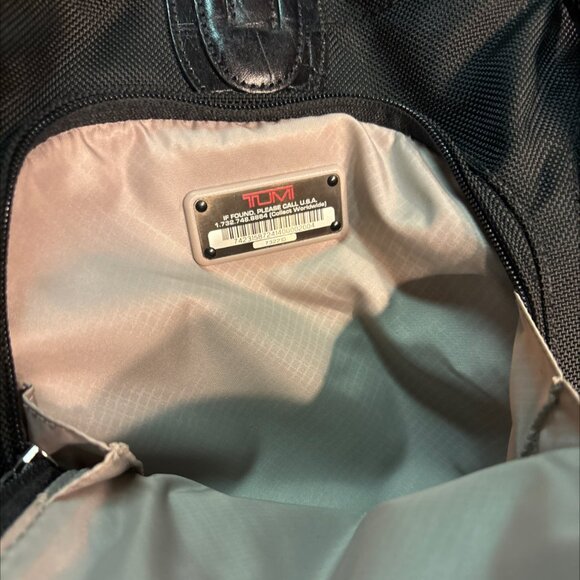 Tumi Black Nylon & Leather Duffle Travel Bag - Picture 3 of 8